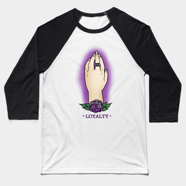 akemi homura - loyalty Baseball T-Shirt by alilynn15